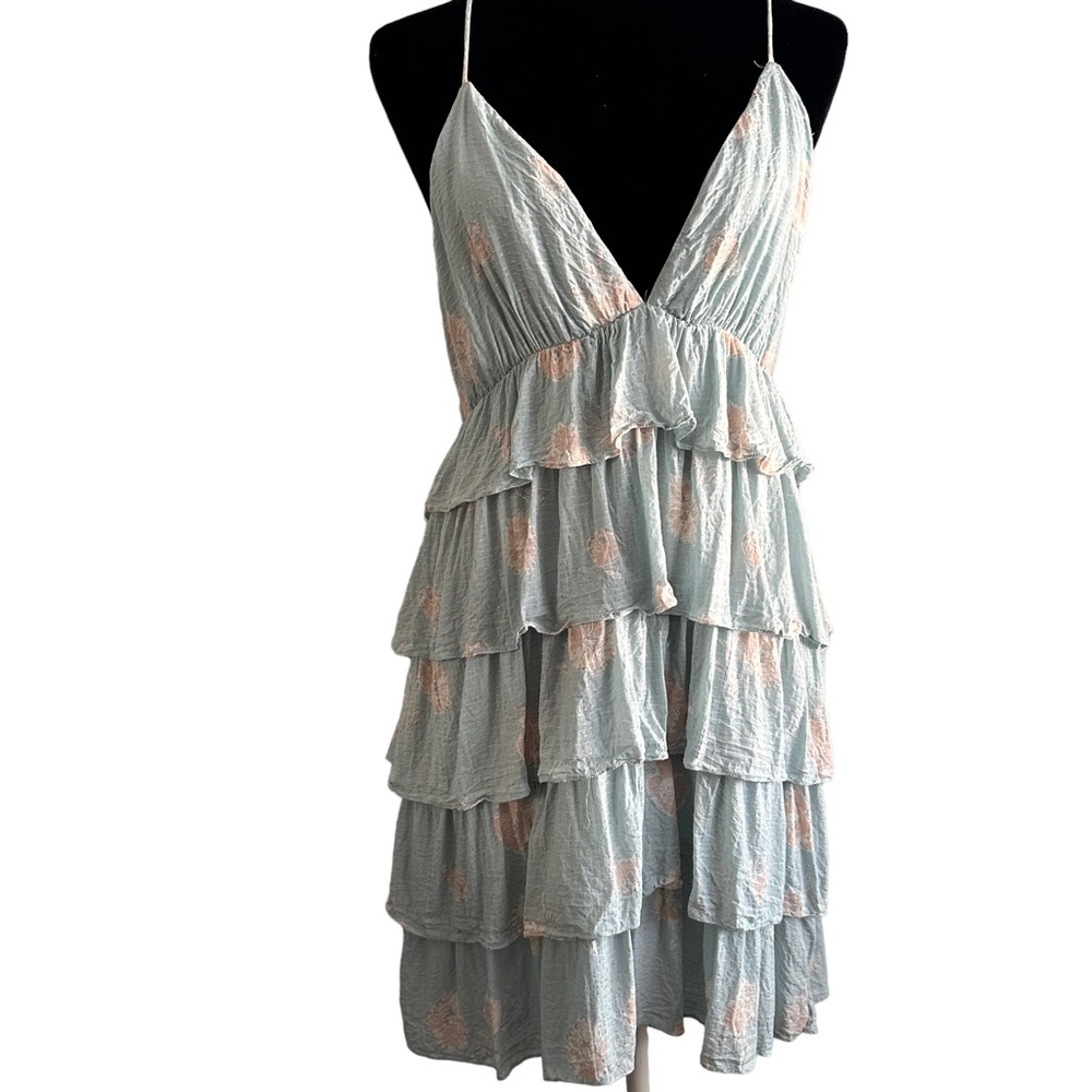 ILLA ILLA For Anthropologie Ruffle Dress Size L